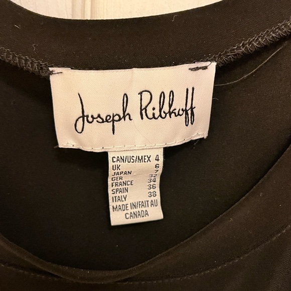 ππ¨π¬ππ©π‘ ππ’ππ€π¨ππ Black Lightweight Dress with Sheer Stripes Size 4 - Picture 4 of 6